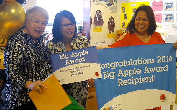 New York City Honors Teacher from the 1199SEIU Future of America Learning Center