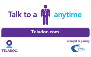 Mental Health Care through Teladoc | 1199SEIU Funds